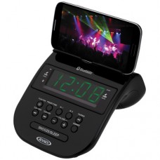 Jensen JCR-295 Bluetooth Clock Radio with Cell Phone Holder   563476387